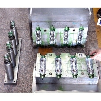 4 wnęki Pet Blow Molding Machine Plastikowe butelki do słoików Półautomatyczne