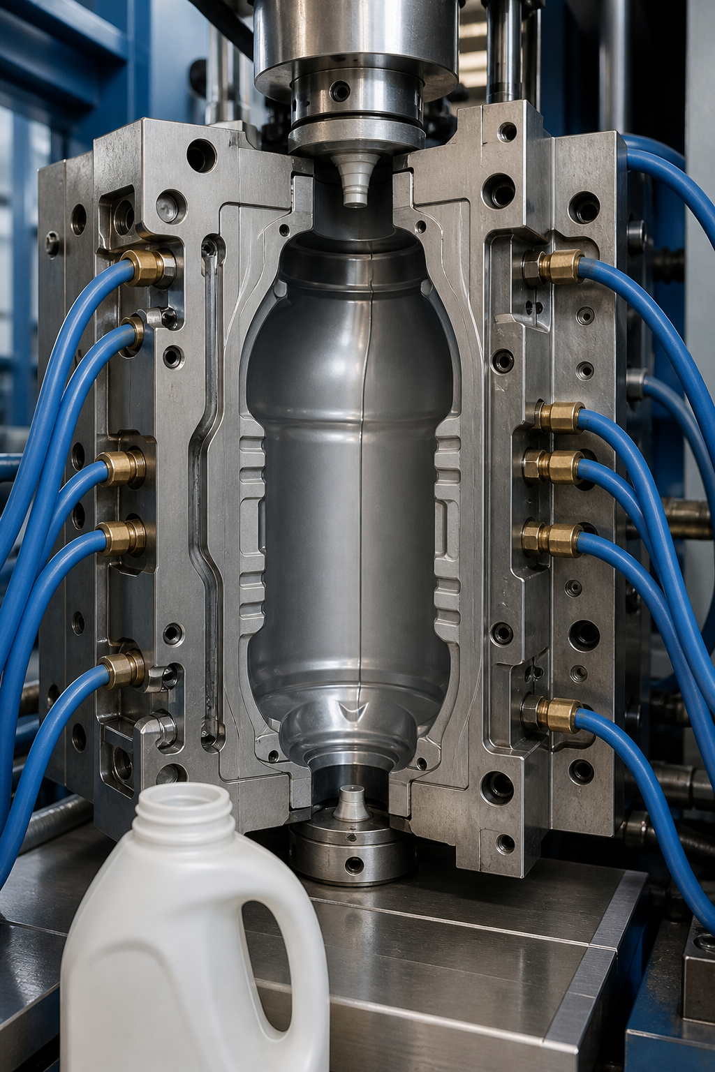 Najnowsze blogi firmy Blow Mold Cooling: How Cooling Design Affects Cycle Stability and Container Quality