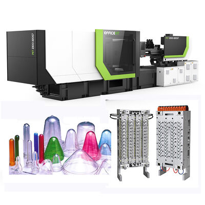 kupować 76.5 kW Moc 48 Powierzchnia PET Preform Wtryskowa Maszyna do formowania z czasem cyklu 10 sekund na strzał online manufacture