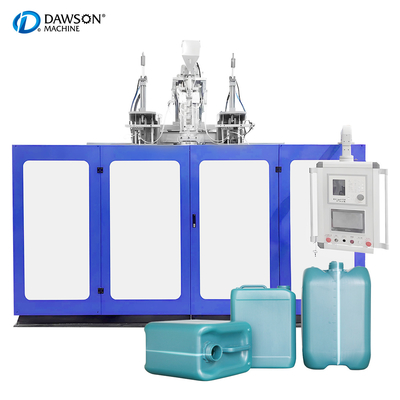 Całkowicie automatyczna maszyna do formowania podwójnej głowicy plastikowej 5L 10L HDPE Jerrycan Extrusion Blow Molding Machine