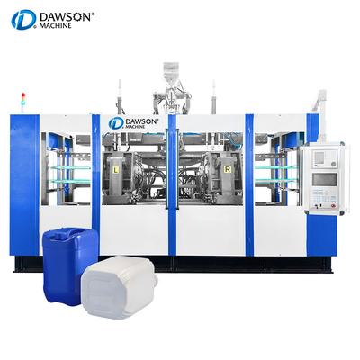 Całkowicie automatyczny 20L Jerry Can Podwójna stacja butelka HDPE Jerry Can Blowing Making Tank Container Jar Jug Extrusion Blow Molding Machine