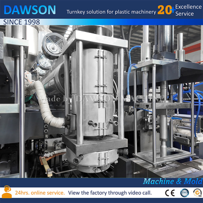 HDPE Extrusion Blow Moulding Machine For Wide Neck Medical Chemical Package Plastic 1400ml Butelka
