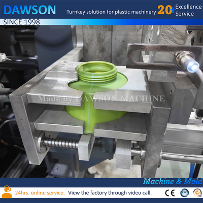 HDPE Extrusion Blow Moulding Machine For Wide Neck Medical Chemical Package Plastic 1400ml Butelka