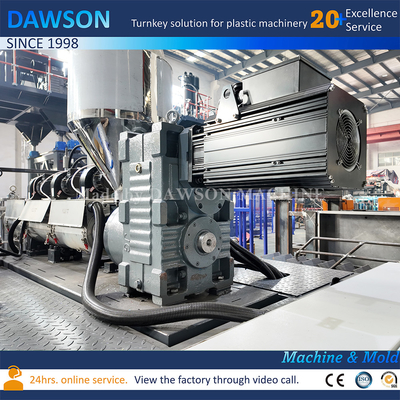 HDPE Extrusion Blow Moulding Machine For Wide Neck Medical Chemical Package Plastic 1400ml Butelka