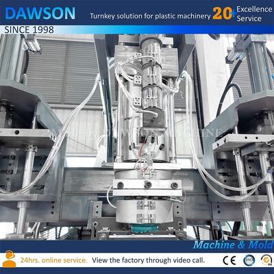 130 kg na godzinę Wydajność Maszyna do formowania wytłaczeniowego dla HDPE 5L Jerrycan High Speed Plastic Manufacturing