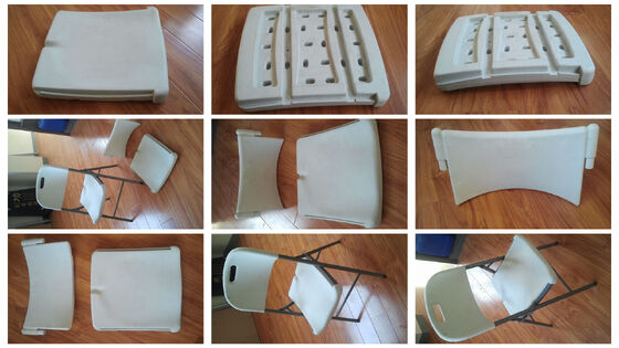 Długa żywotność w pełni automatyczna maszyna do produkcji krzeseł z tworzywa sztucznego, maszyna do formowania rozdmuchowego krzeseł autobusowych z tworzywa sztucznego, wydajność 350 kg/h