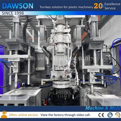 Aluminium z formy z miedzi berylowej 5L 8L 10L maszyna do rozdmuchiwania butelek z tworzywa sztucznego maszyna HDPE czas cyklu 21,6 sekundy