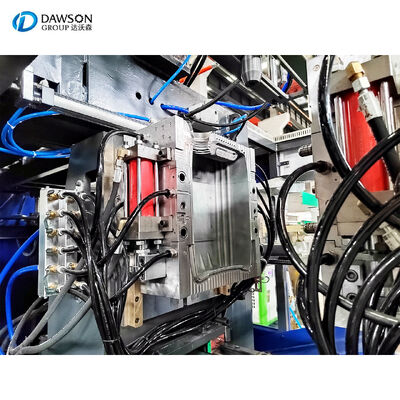 Hydrauliczna serwomotorowa maszyna do formowania z rozdmuchem wytłaczanym produkująca 20-litrowe plastikowe kanistry HDPE, butelki na olej, jedno stanowisko