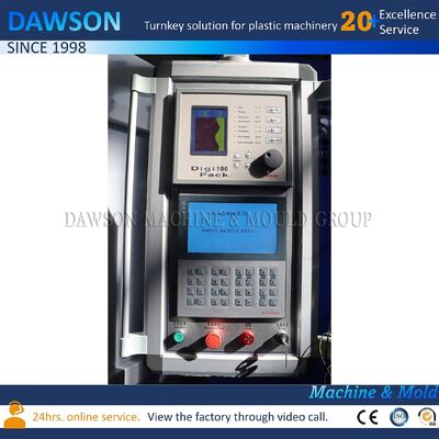 Maszyna do formowania z rozdmuchem HDPE z podwójną stacją do butelek, stosunek L/D śruby 24, przeznaczona do produkcji butelek na mleko o pojemności 1,5L