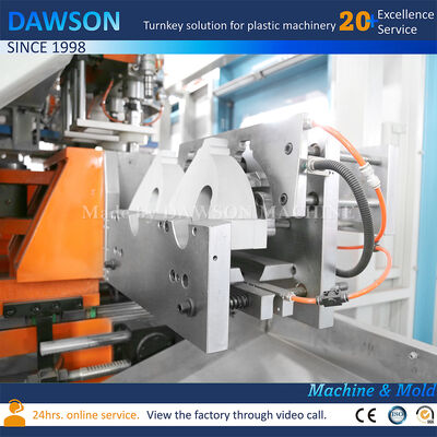 W pełni elektryczna dwustanowiskowa wytłaczarka do formowania z rozdmuchem HDPE na kanistry 3L 5L