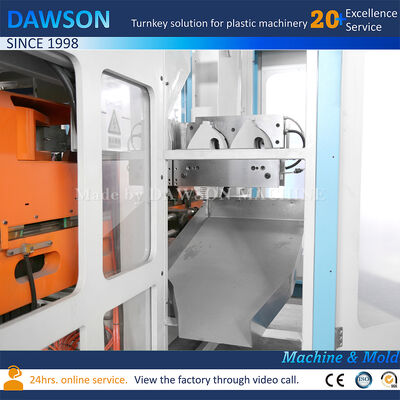 W pełni elektryczna dwustanowiskowa wytłaczarka do formowania z rozdmuchem HDPE na kanistry 3L 5L